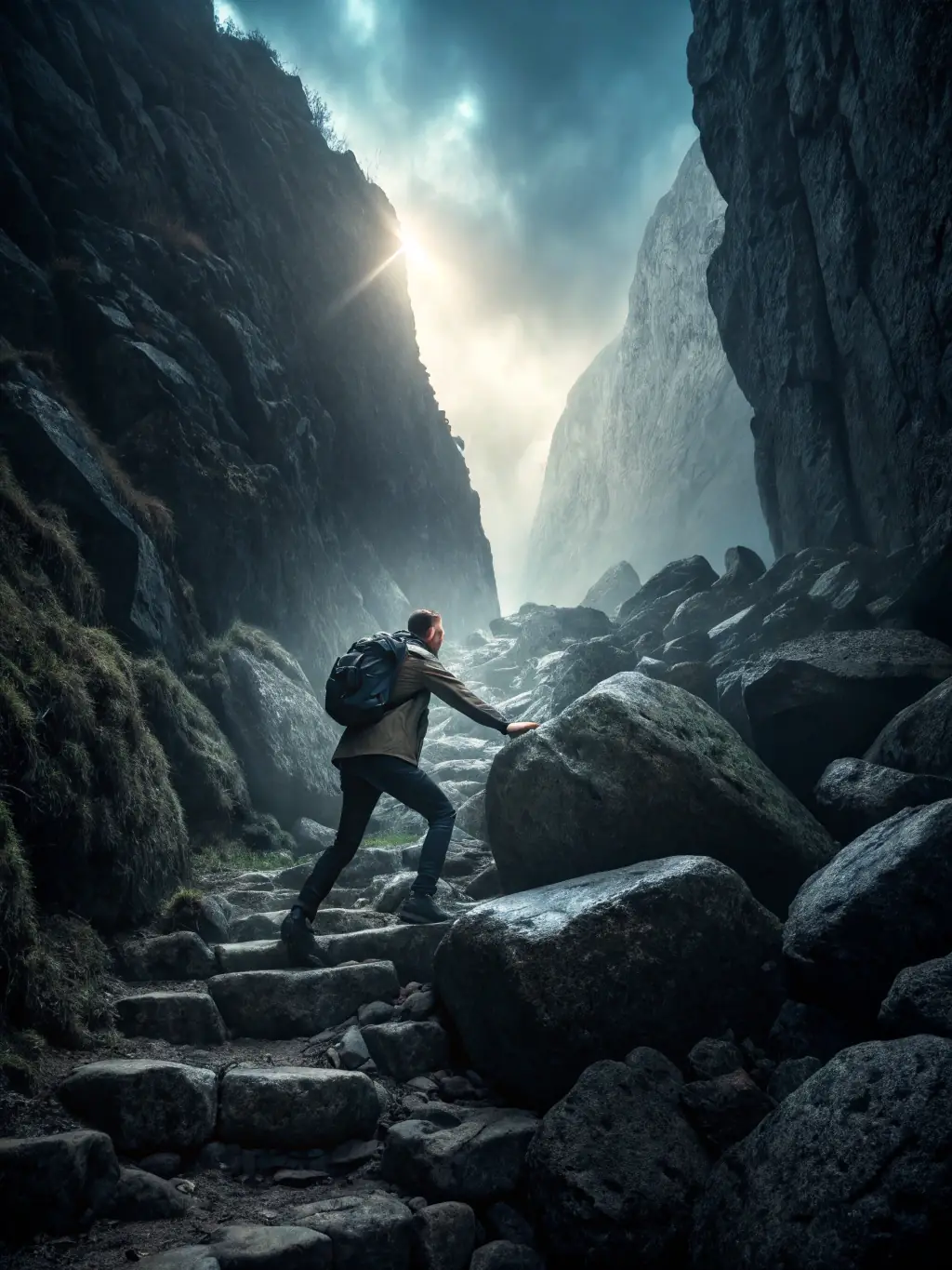 A young adult with a disability successfully completing a climbing challenge, highlighting the empowering and inclusive nature of UCPA Sport Loisirs' activities.